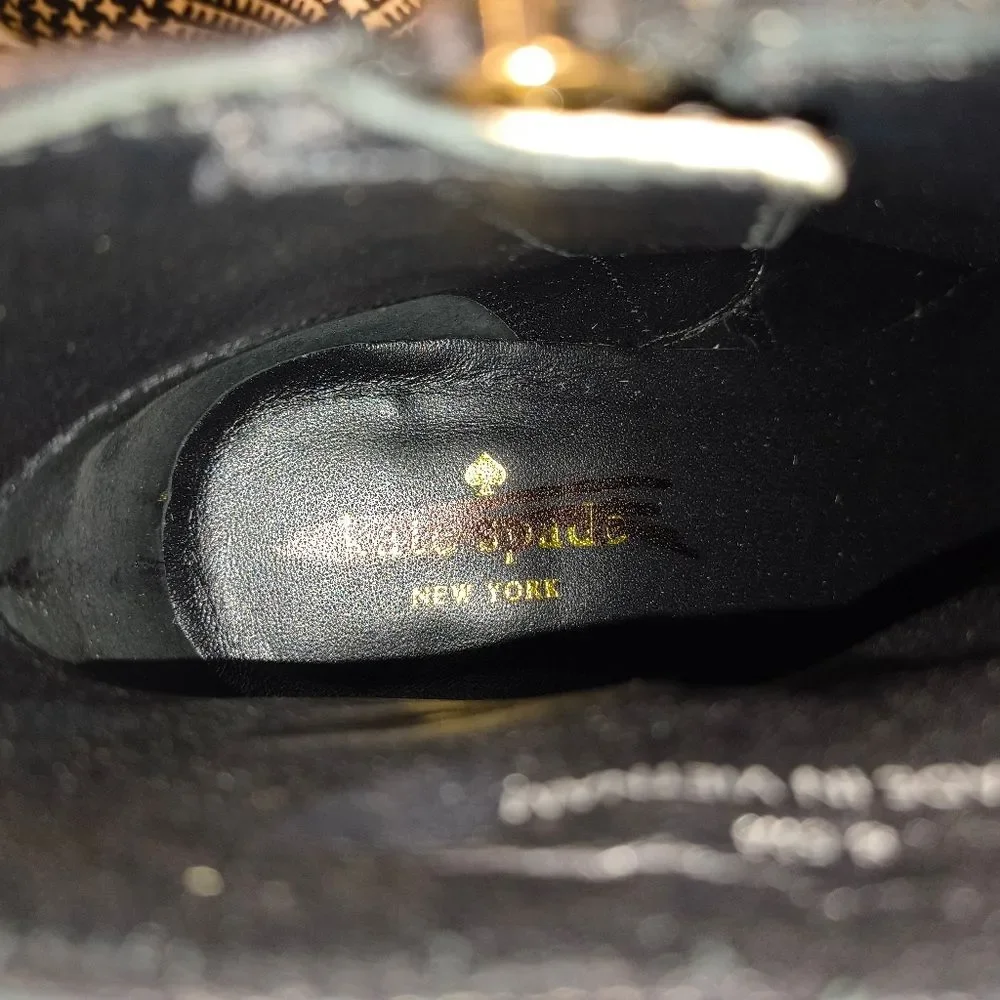 Kate Spade New York Holly Women's Shoes Black/White Size 8.5M